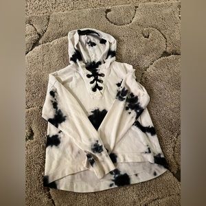 Tye dye Justice hoodie size 12 (girls)